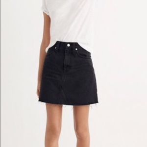 Denim Frisco Mini Skirt in Lunar Wash